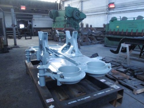 Rail car parts at DCC facilities